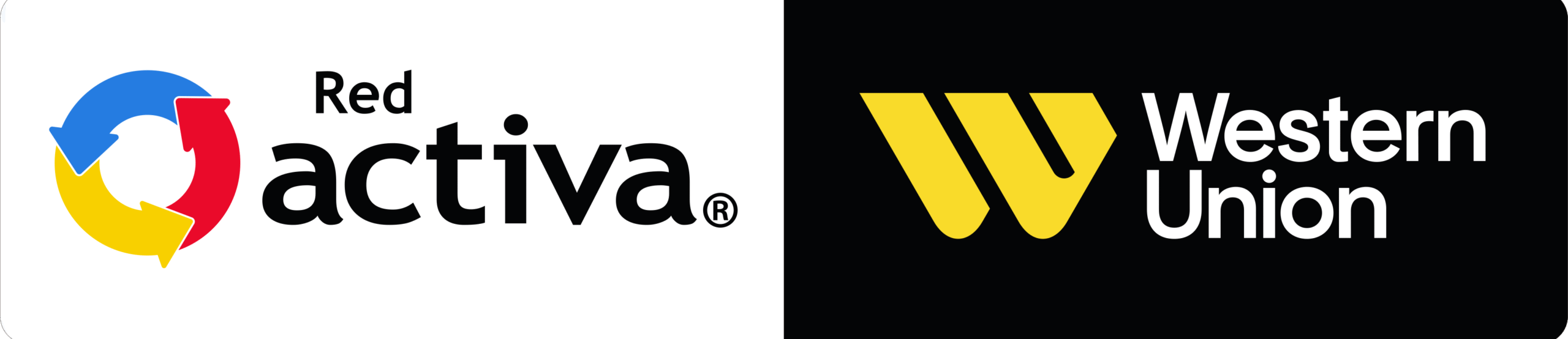 Logos Red Activa Western Union Horizontal y Vertical ai 2025